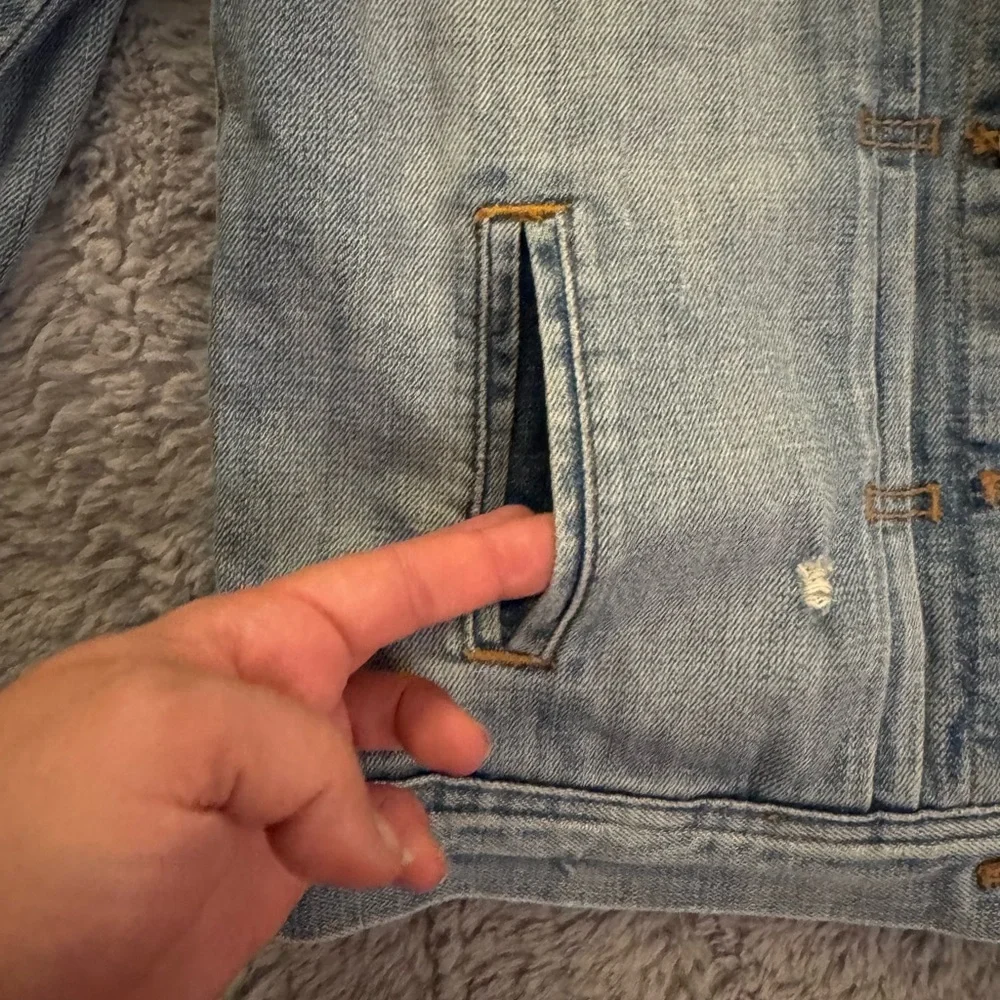 J.CREW Women’s Light Blue Denim Jacket Size Large
